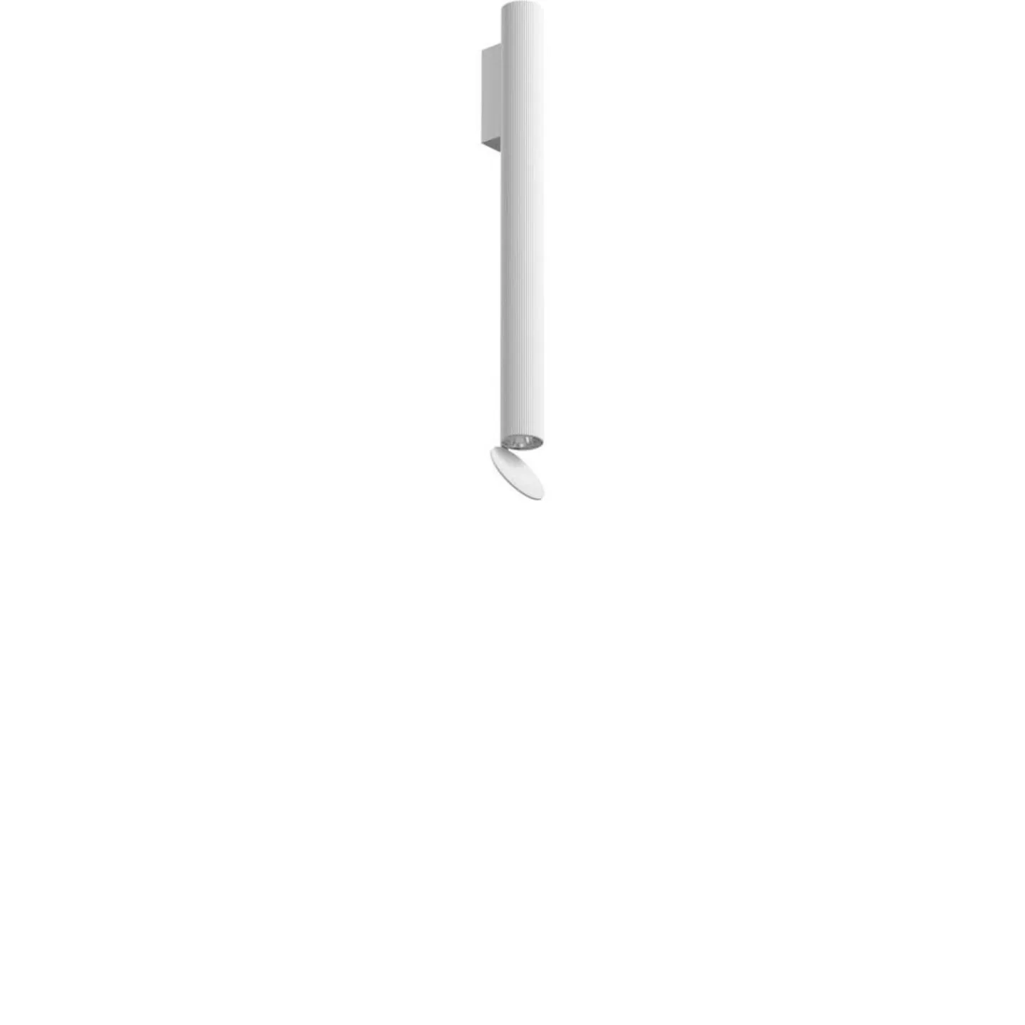 Flauta Riga Wandleuchte H500 White - Flos - Wohnzimmer - Aluminium
