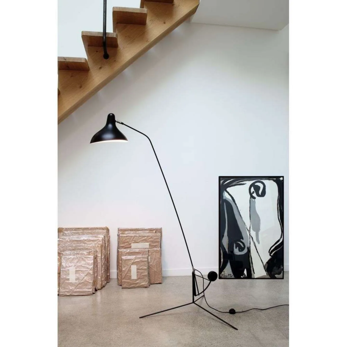 Mantis BS1 Gulvlampe Black - Schottlander DCW - Stue - Metal