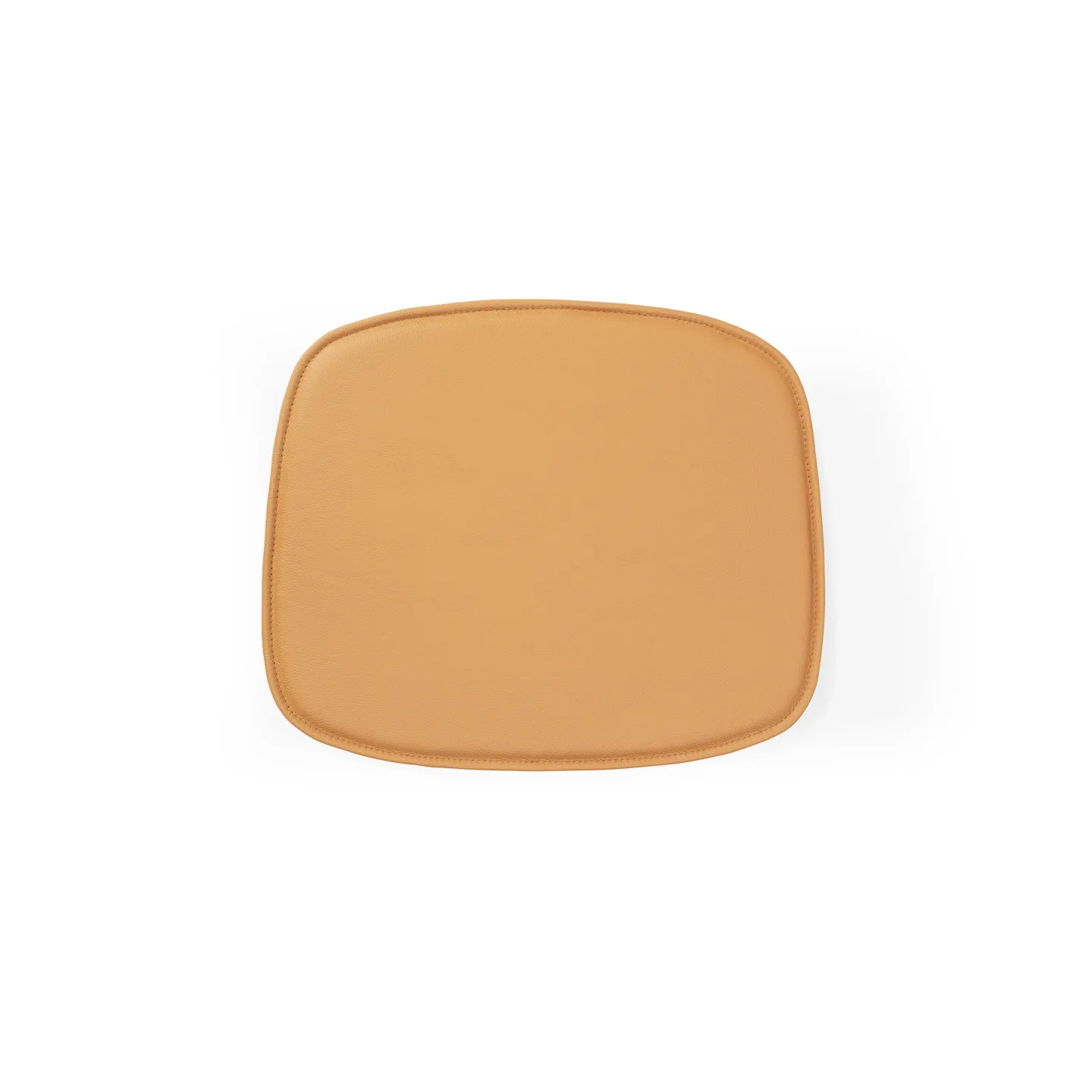 Normann Copenhagen - Form Seat Cushion Ultra Leather Camel 41571 - Sittdynor - Simon Legald - Beige - Läder/Plast