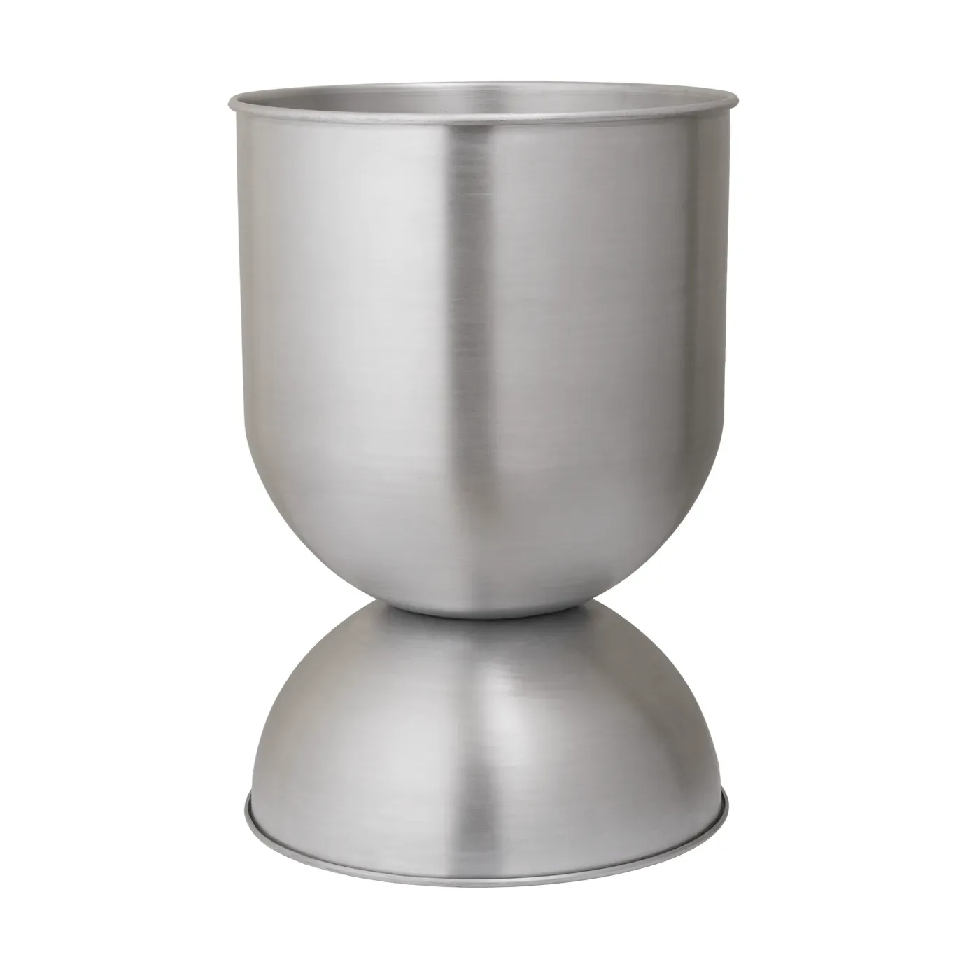 Ferm Living Hourglass kruka medium Ø40 cm Aluminium