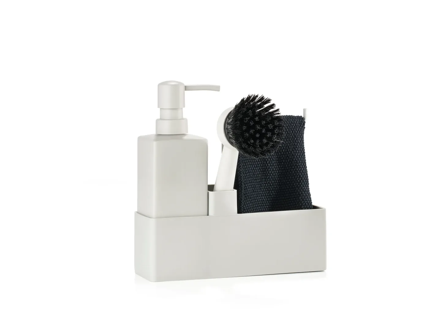 Zone Denmark Geschirrset mit Geschirrtuch Warm grey