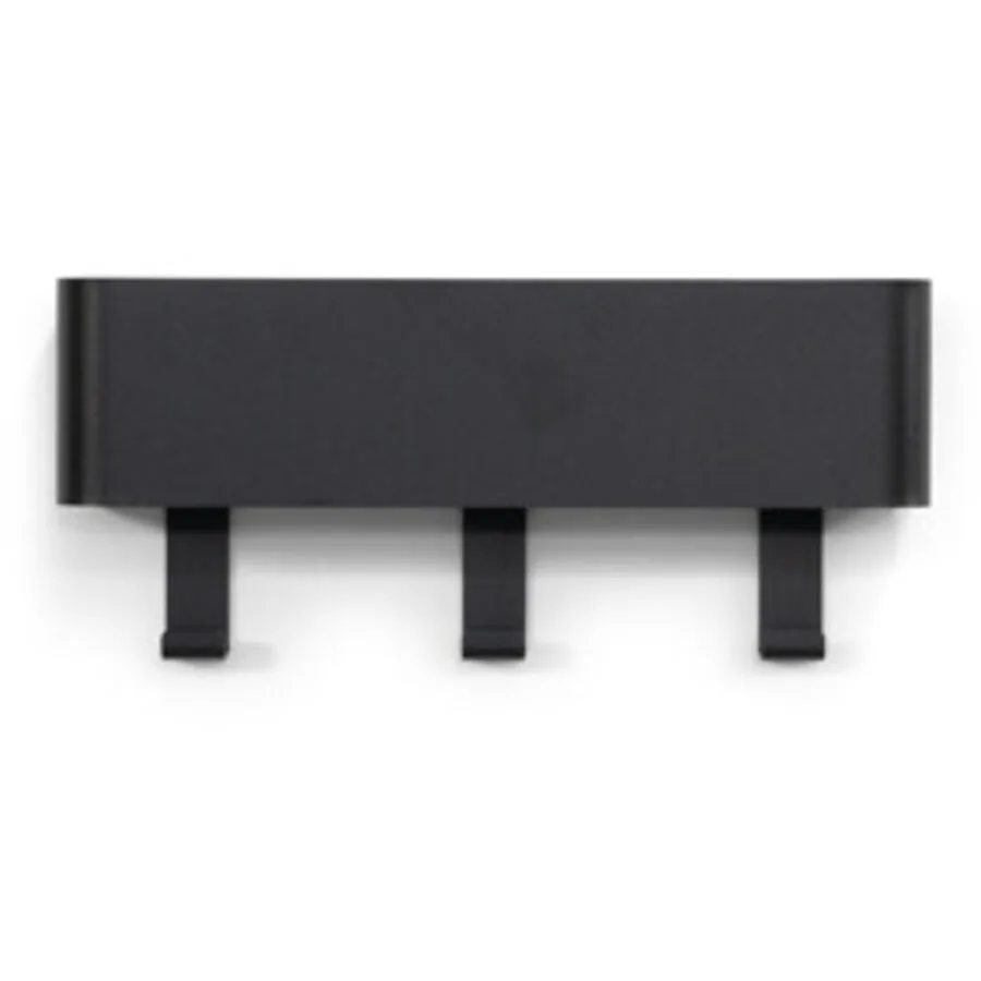 Spinder Design Garderobenleiste Hesta Schwarz Stahl 12 cm