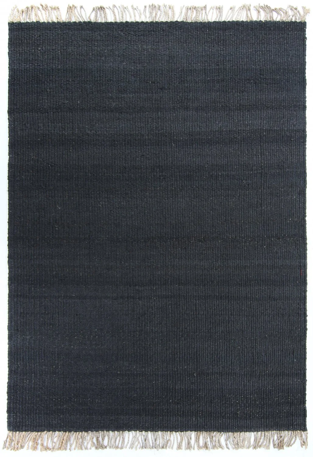 Juteteppe - Nawa (jute/svart) (Størrelse: 160 x 230 cm)