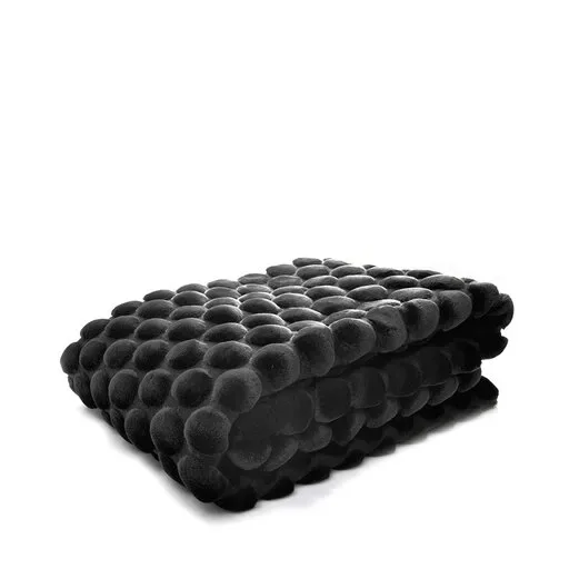 Ceannis Egg Collection filt 170x130 cm Svart