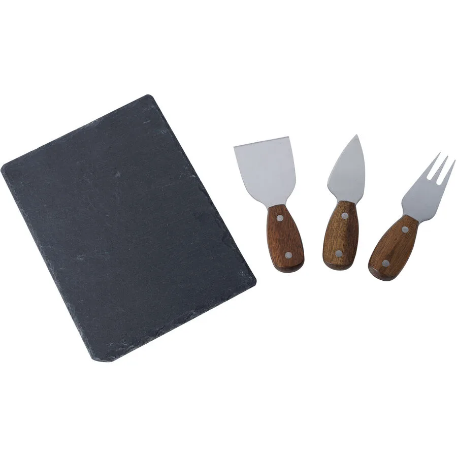 Küchenhelfer-Set Leia silber-braun Edelstahl/holz