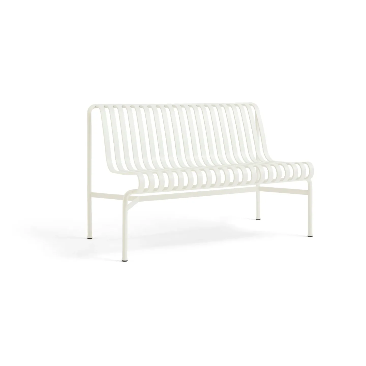 HAY Palissade Dining bänk utan armstöd Cream white
