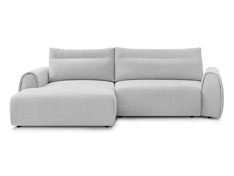 Ecksofa BOBOCHIC ADEN Stoff hellgrau