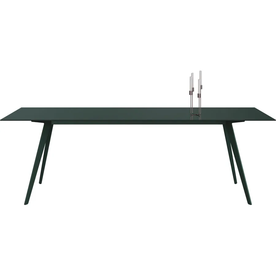 Esstisch Tame moosgrün Glas B 100 T 230 cm