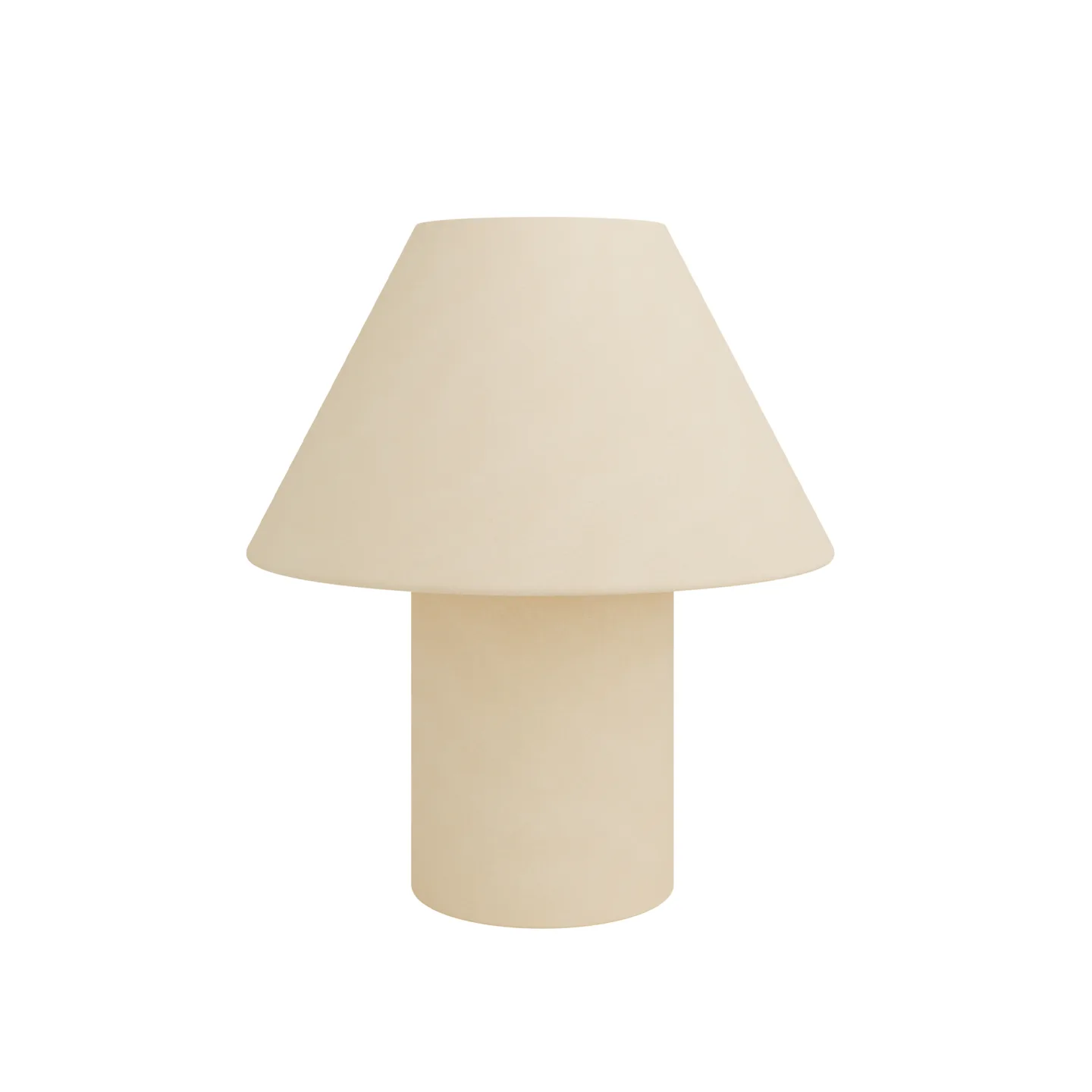 HEM - Toto Table Lamp Medium Beige / Beige (EU) - Bordslampor - Beige - Bomull/Syntetiskt