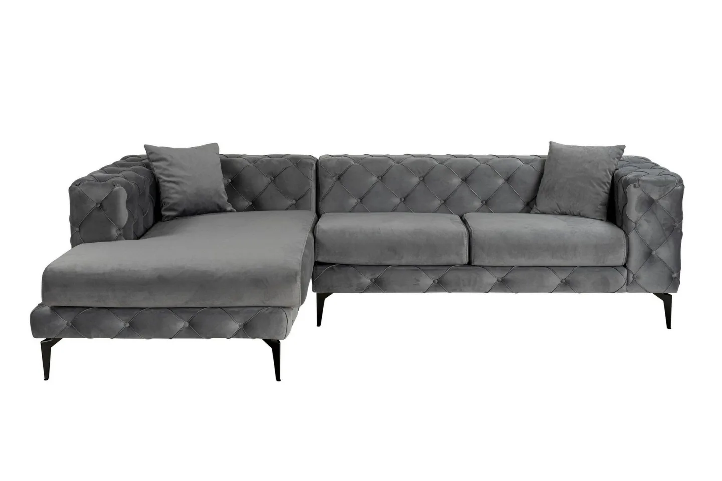Beachport 3-sits Soffa med Divan Vänster - Antracit