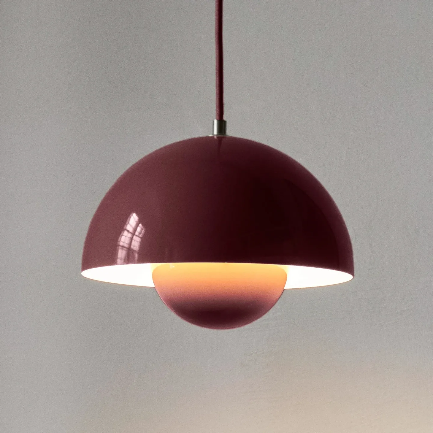 Flowerpot VP1 pendellampe violet - &Tradition - Stue - Design - Metal - Med én lyskilde