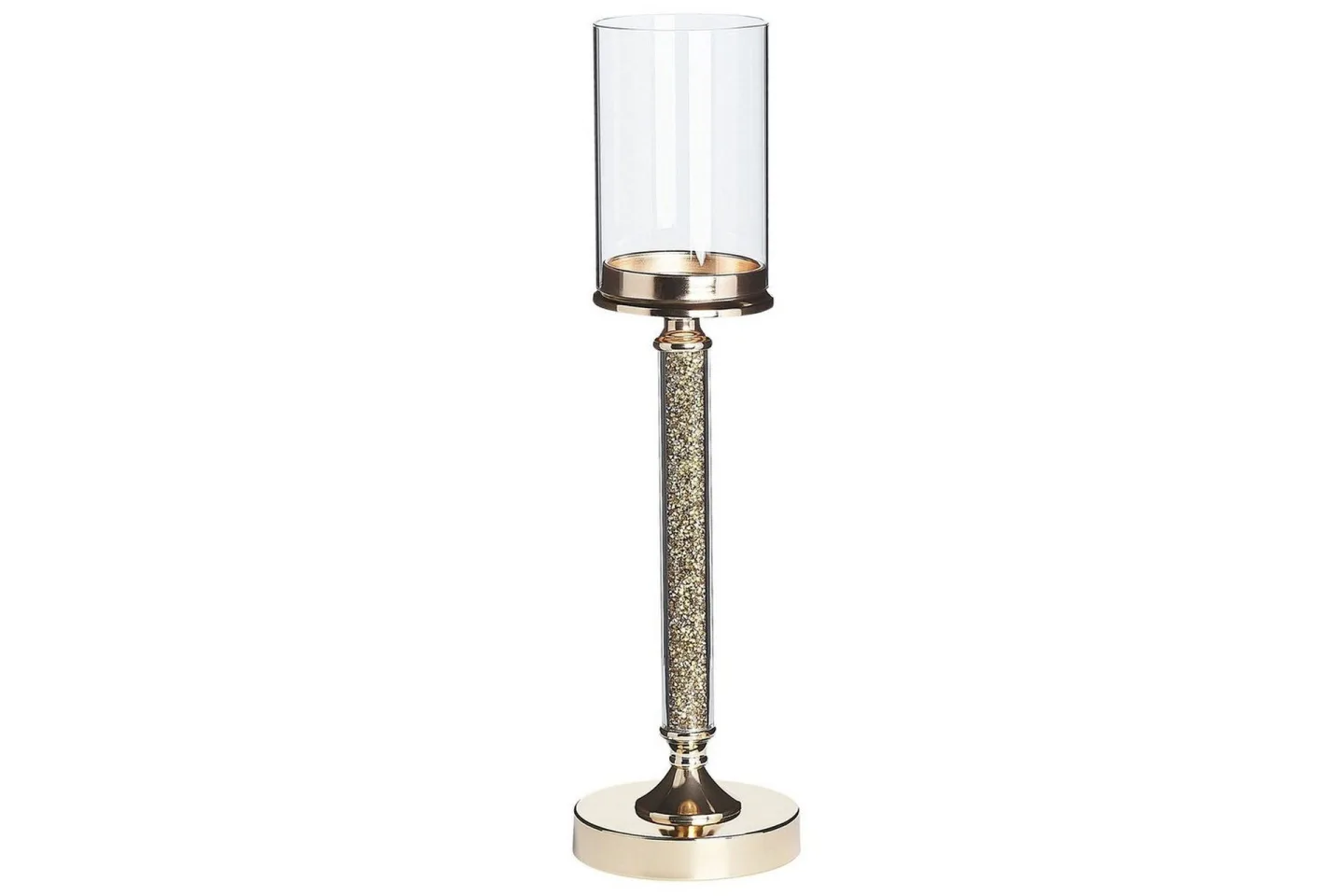 Ljusstake Abbeville Guld, 13x13x48 cm - Guld, 13x13x48 cm