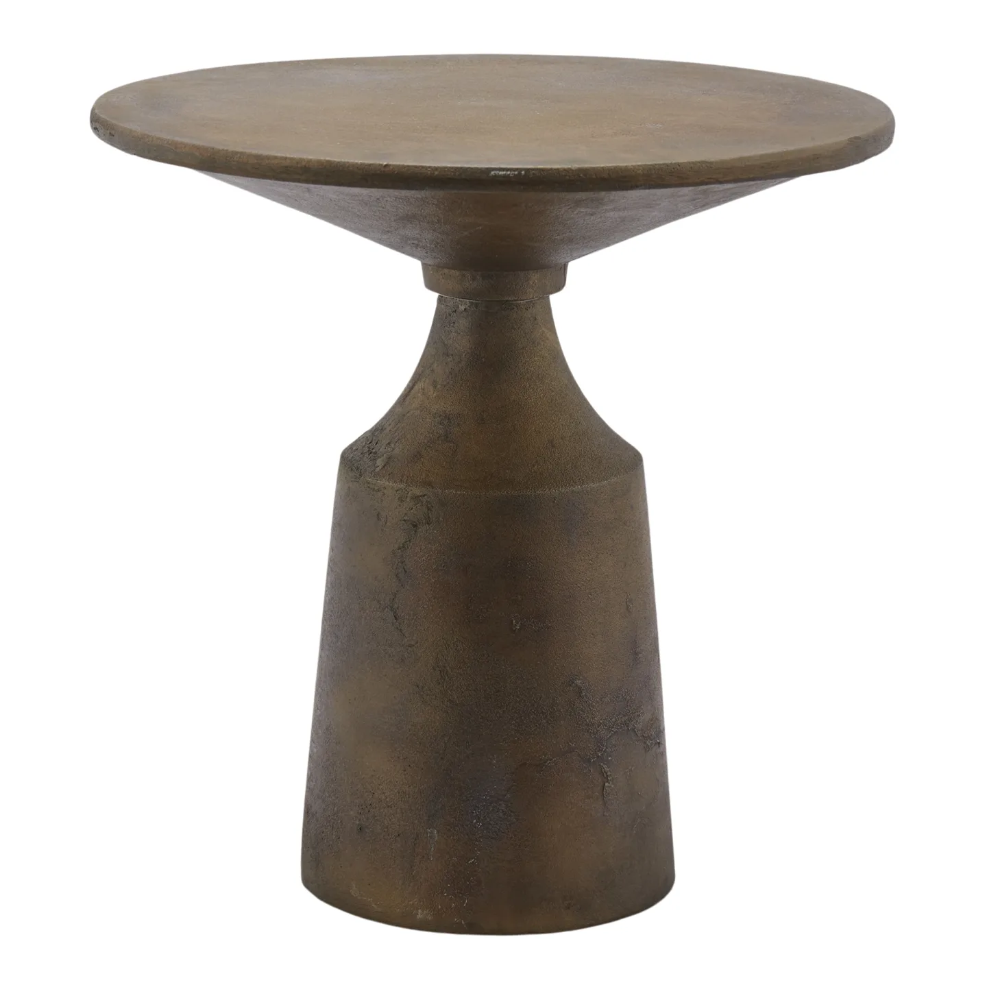 Edg Beistelltisch Metall Altgold B: 46 cm | Schubiger Möbel