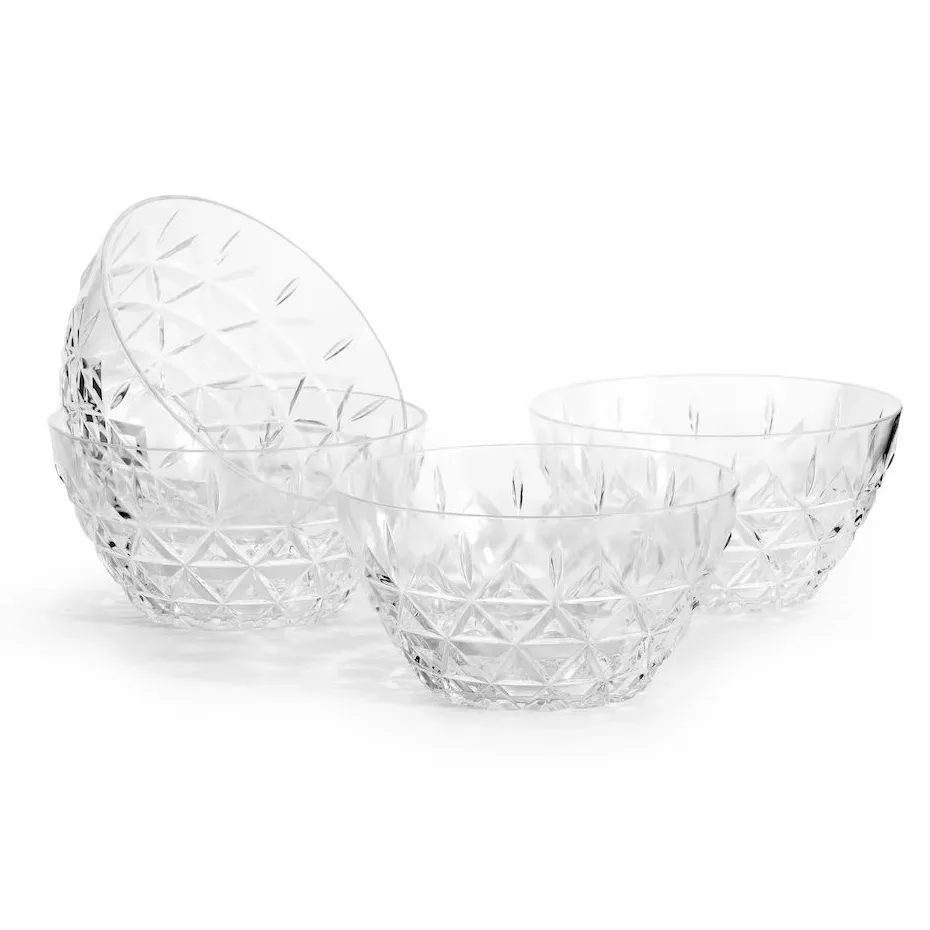 Sagaform Picknick skål 4-pack Klar