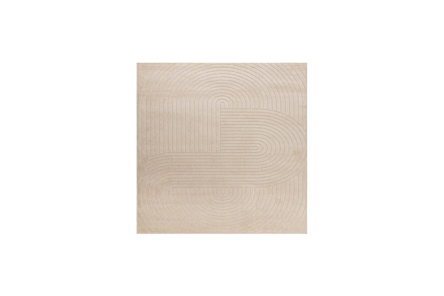 Wiltonmatta Hawaii Shape 280x280 cm, Linne - 280x280 cm, Linne