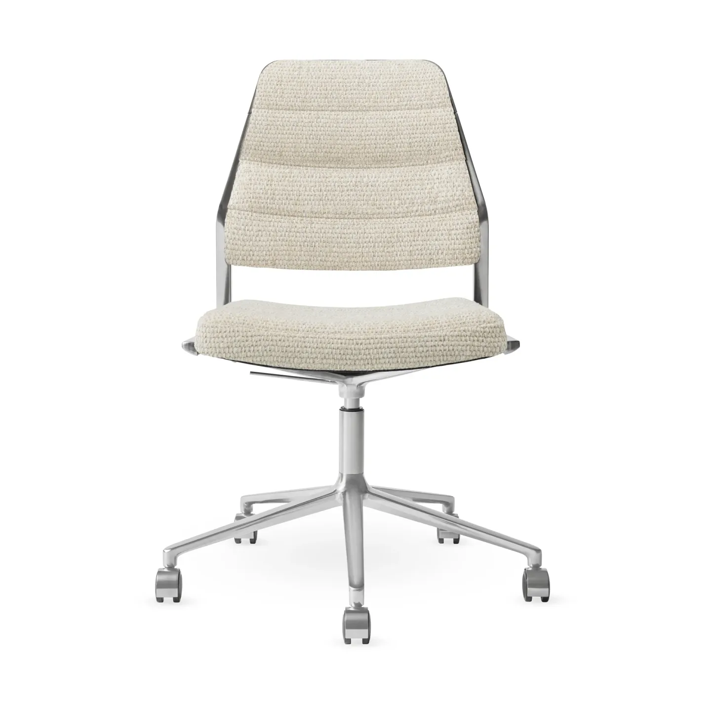 Vipp Vipp454+ Swivel chair kontorsstol med hjul Wavy-polished aluminium