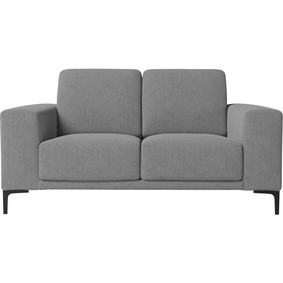 Sofa Bivio Rechts Polyester/Polypropylen grau B 164 T 88 cm