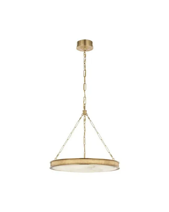 Matthew 24" Chandelier Brass