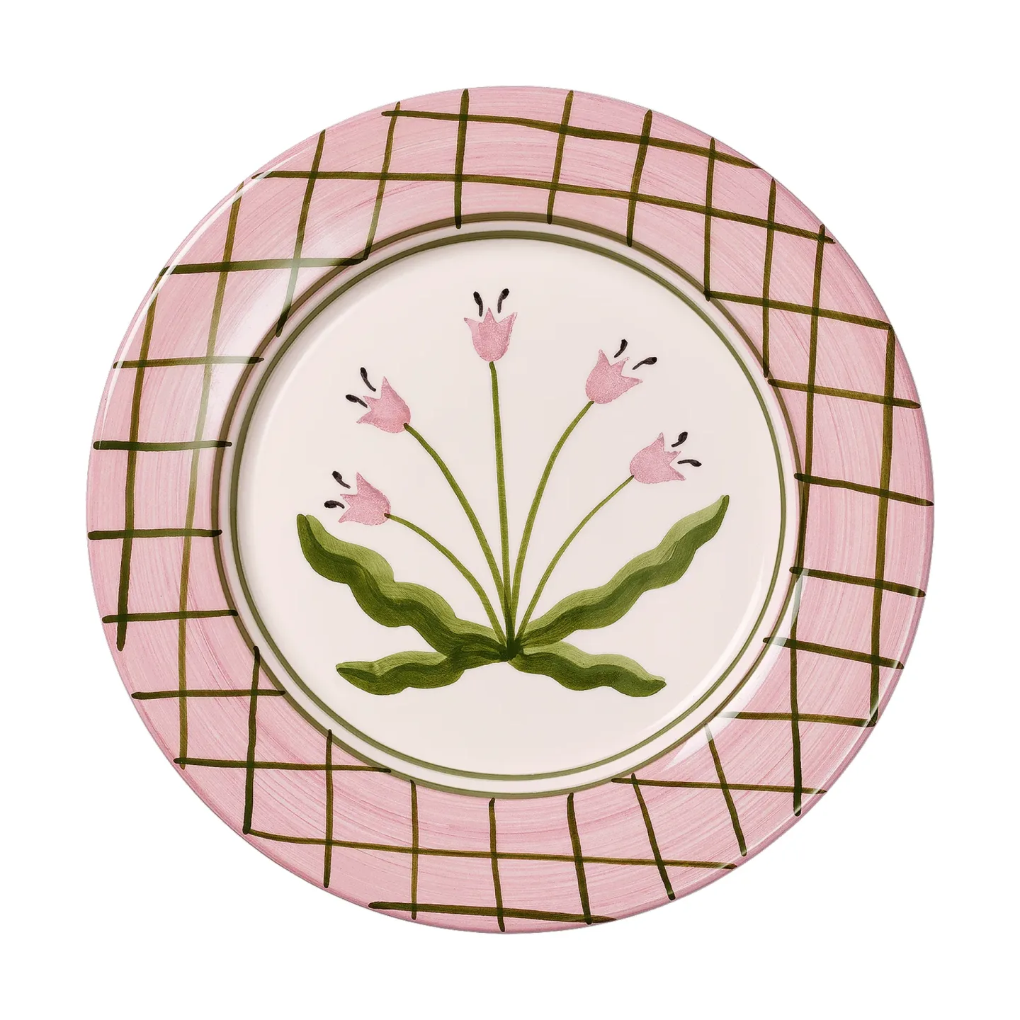 Pick a Poppy Madelen Möllard Tulip Teller Pink, 28 cm