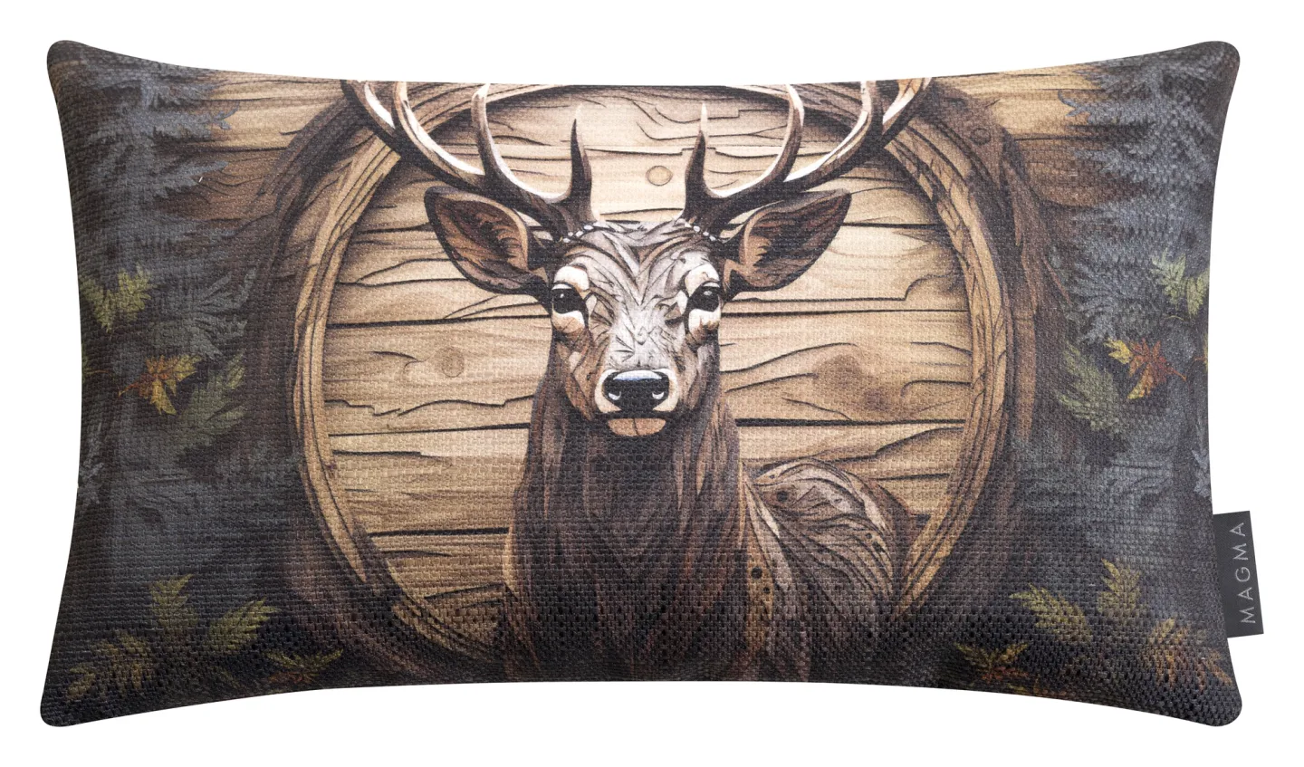 Magma Kissenhülle Foresta, Hirsch 50x30 cm | Schubiger Möbel
