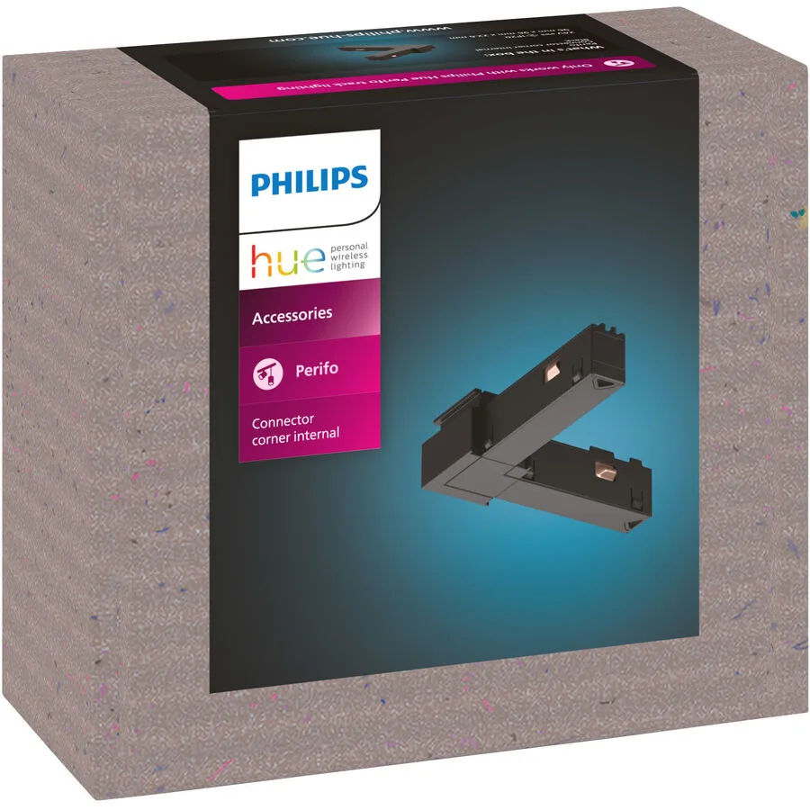 Philips Hue Hue Perifo Eckverbindungsstück schwarz - Material: Kunststoff