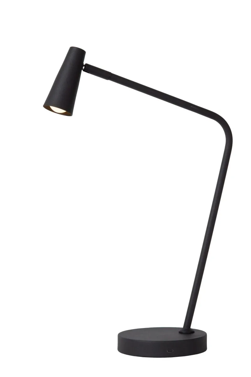 Lucide - Stirling 47cm - Skrivbordslampa - Svart