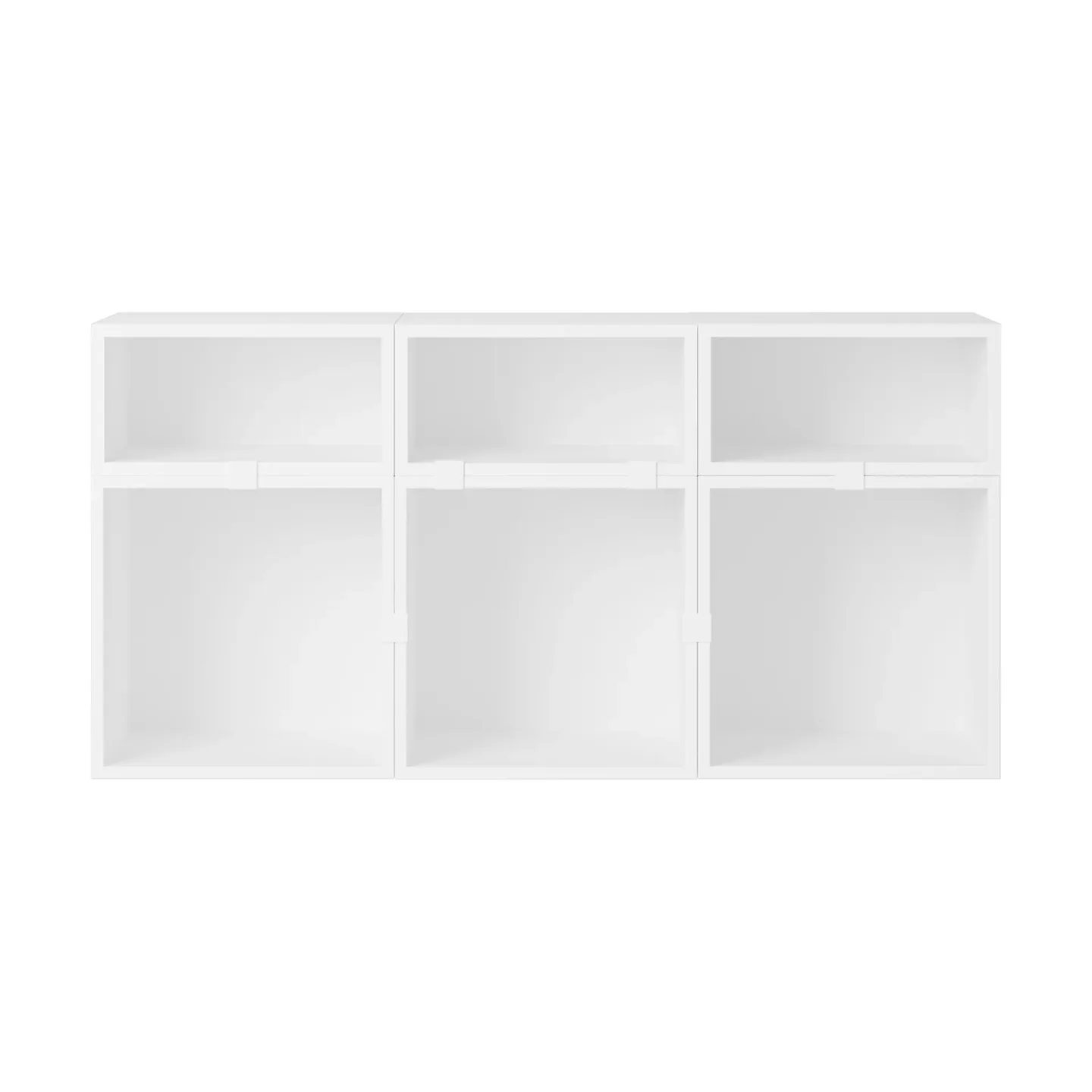 Muuto Stacked Aufbewahrungssystem Sideboard Konfiguration 5 White