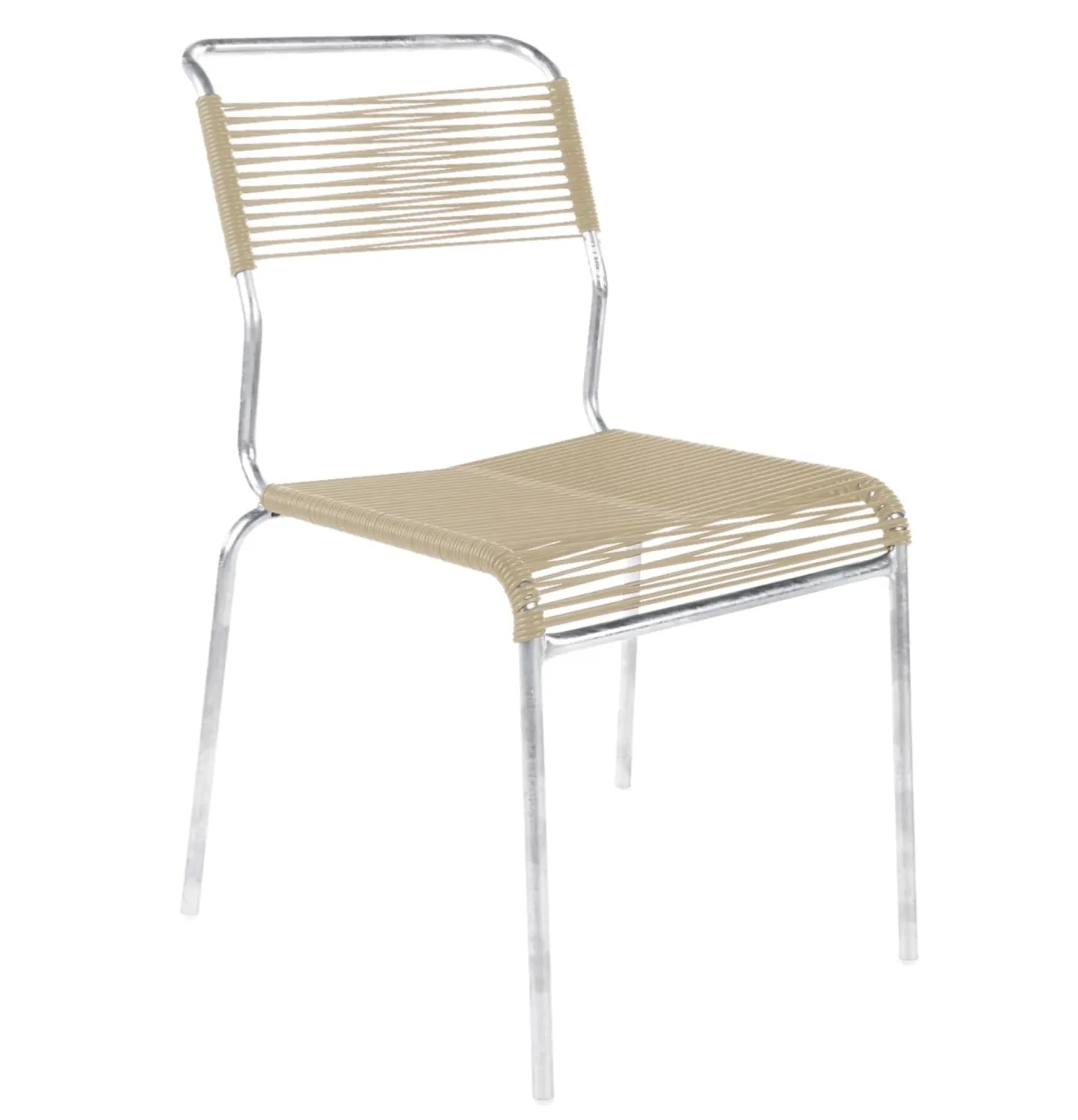 Schaffner Spaghetti-Stuhl Säntis Feuerverzinkt Beige | Schubiger Möbel