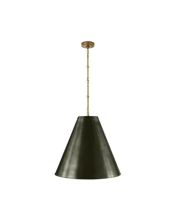 Goodman Hanging Lamp Antique Brass/Bronze Shade L