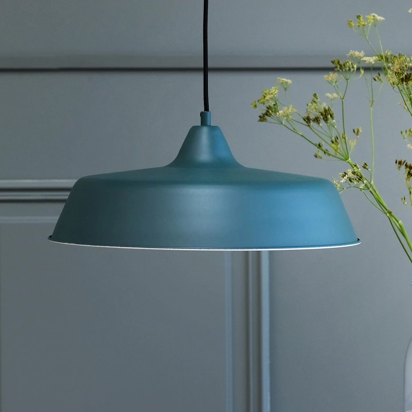 Raw Pendelleuchte Dunkelheit Green - Dyberg Larsen - Wohnzimmer - Skandinavisch - Metall - Einflammig