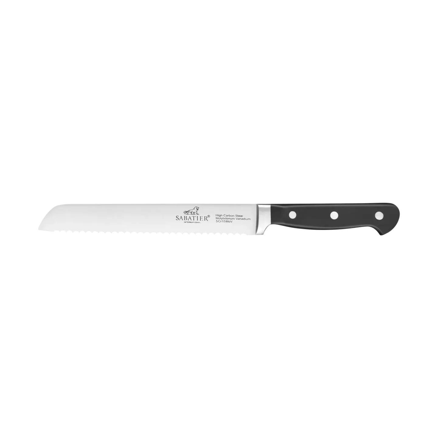 Lion Sabatier Pluton Brotmesser 20 cm Stahl-schwarz