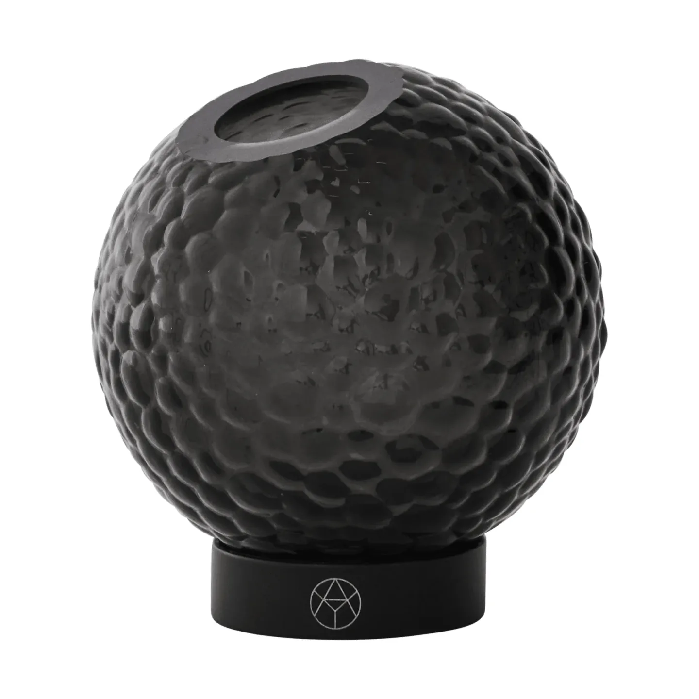 AYTM Globe bubbles Vase Ø10 cm Black