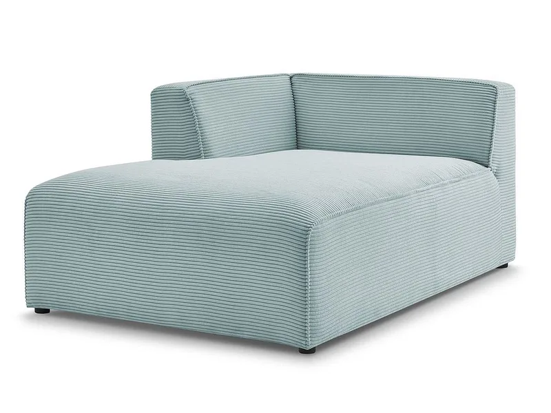 Récamière BOBOCHIC MEGEVE Cord-Stoff hellblau