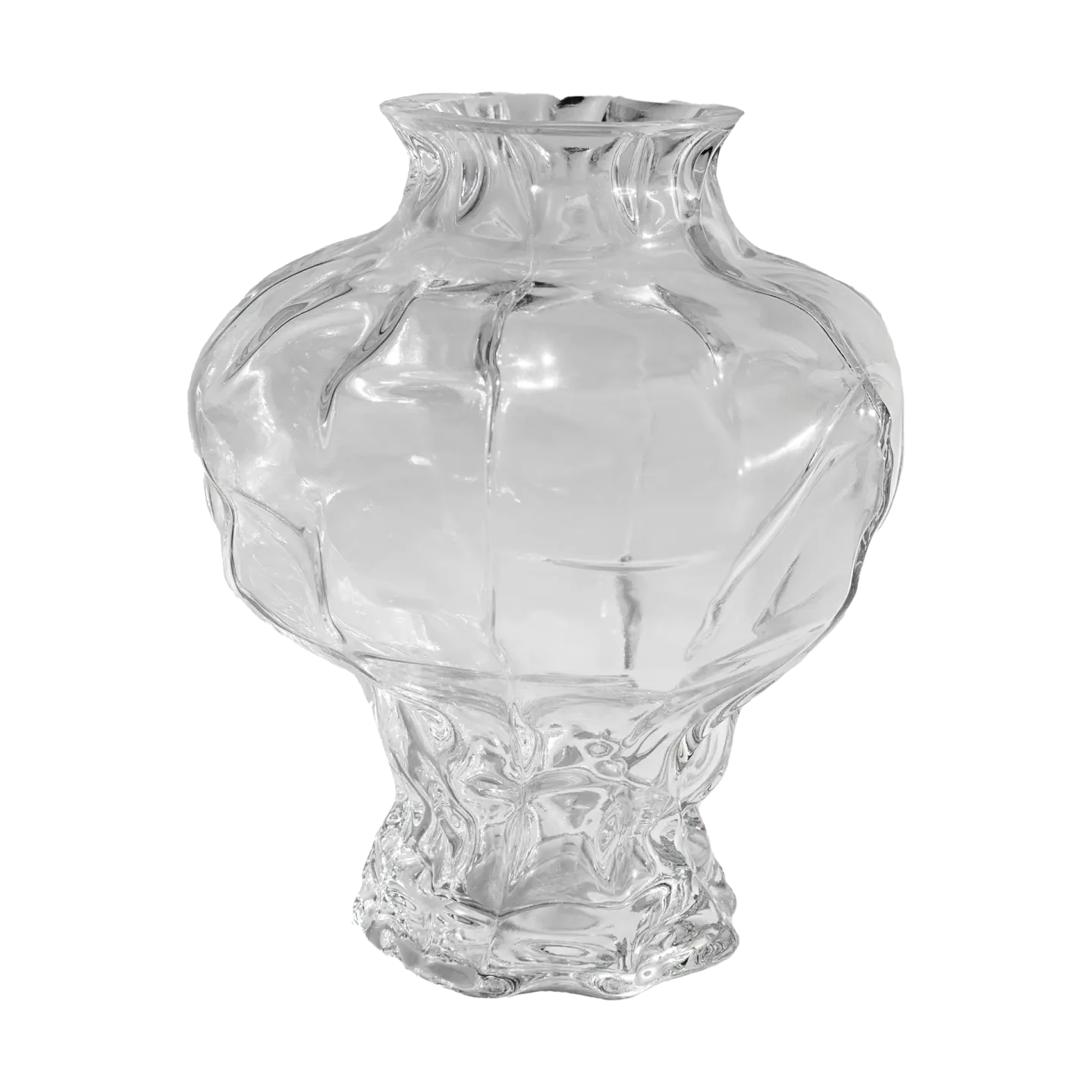 Hein Studio Ammonit Vase 30 cm Clear