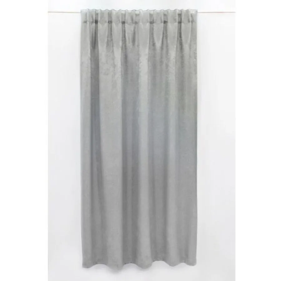 Mary rose Vorhang Enzo hellgrau Polyester B 135 cm Blickdicht