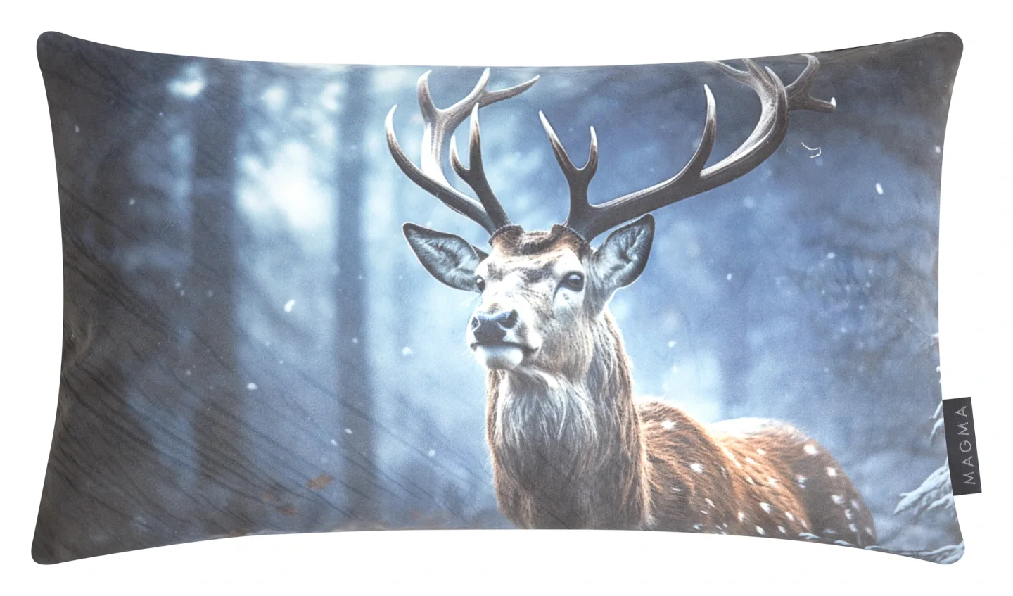 Magma Kissenhülle Forest Animals, Hirsch 30x50 cm | Schubiger Möbel