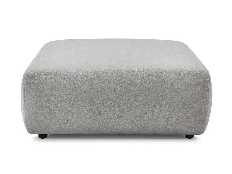 Hocker BOBOCHIC LUCIEN 108x108x46cm stoff hellgrau