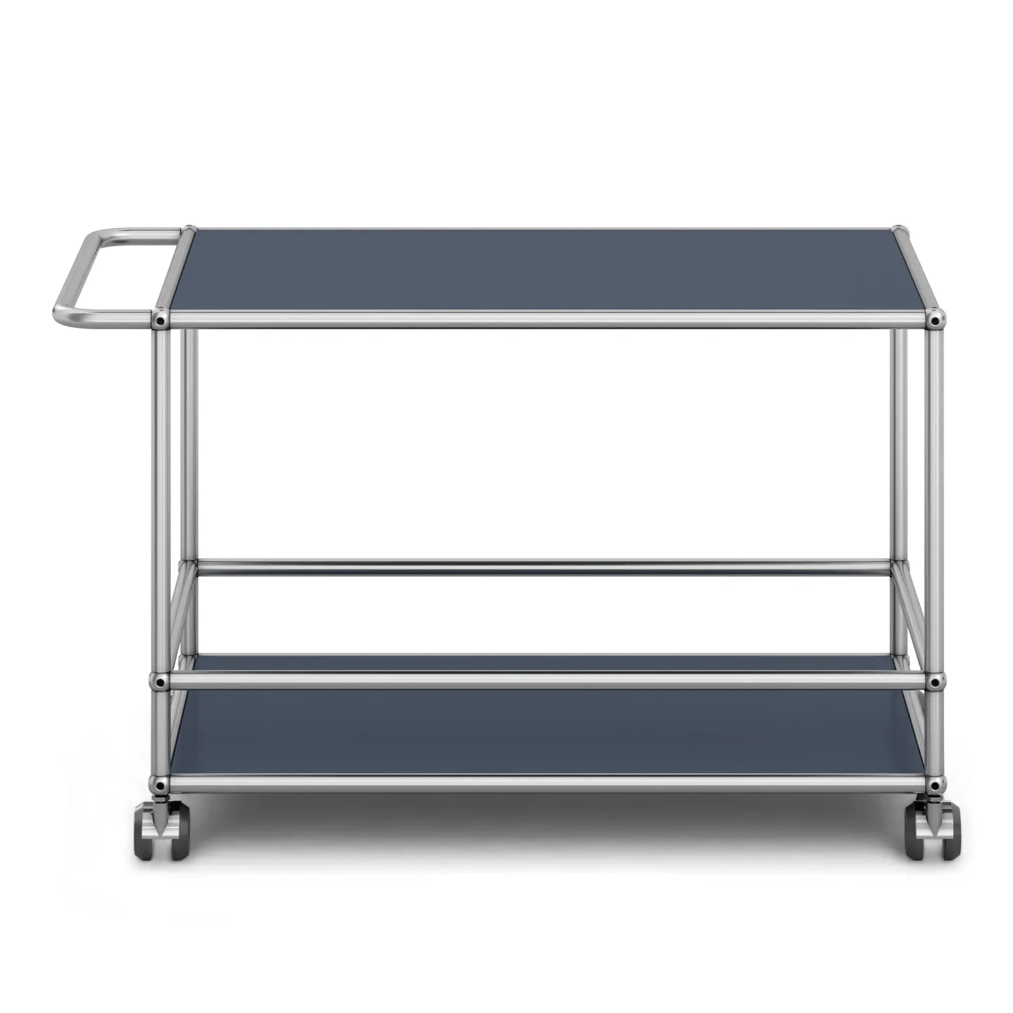 USM - USM Haller Serving Trolley L Anthracite - Serveringsvagnar - Fritz Haller & Paul Schärer - Grå - Metall