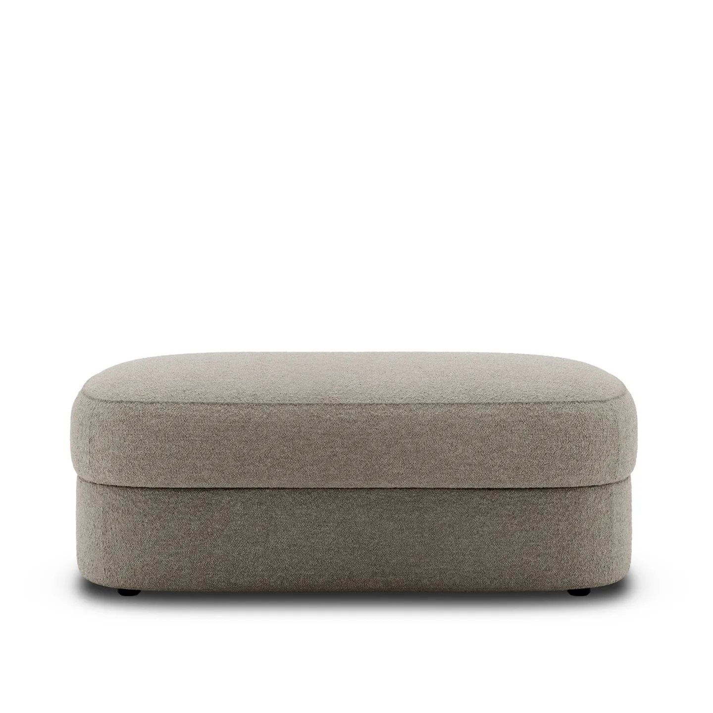 New Works - Covent Pouf, Medium, 65x100, Barnum 3 Hemp - Category B - Sittpuffar - Arde Design Studio - Trä/Textilmaterial