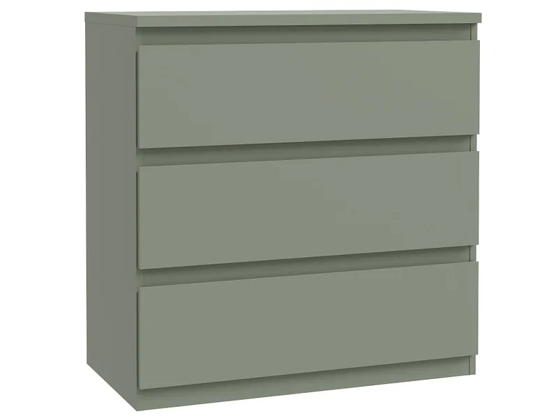 Kommode OLIVIA 3 Schubladen 42x77.2x79.8cm grün dekor