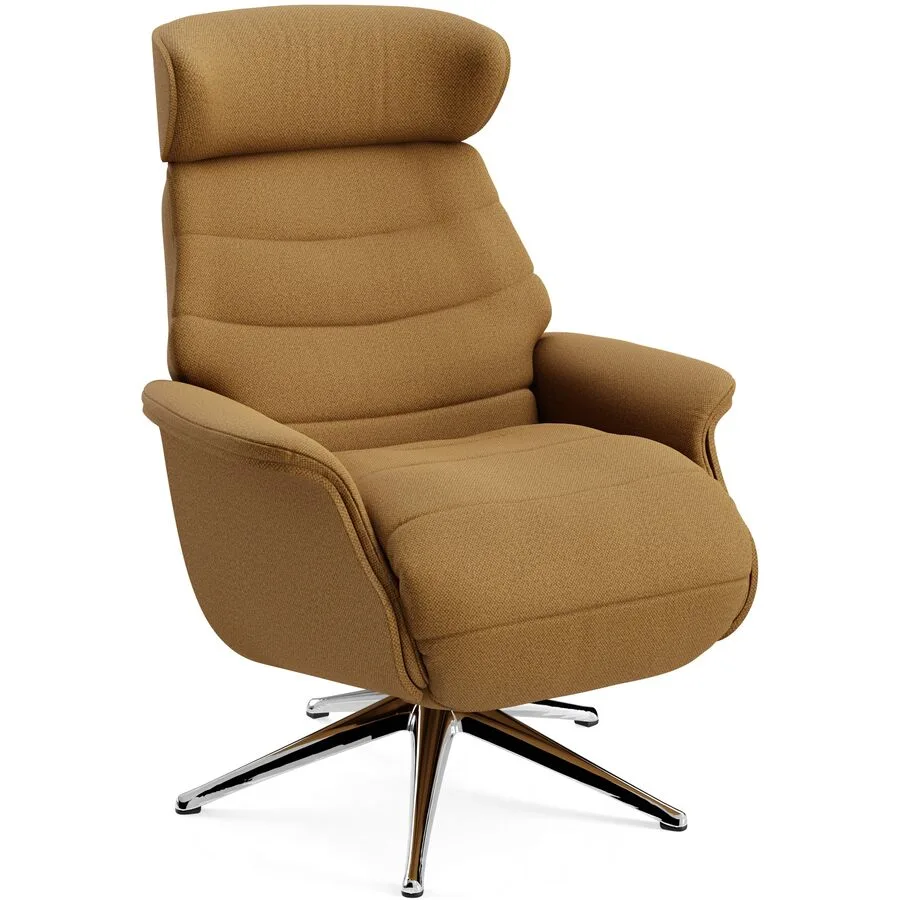 Relaxsessel Cam Denno - 1266 Mustard Yellow Stoff/Metall T 88 B 83 H 113 cm - Möbel Konfigurator: Traummöbel individuell zusammenstellen