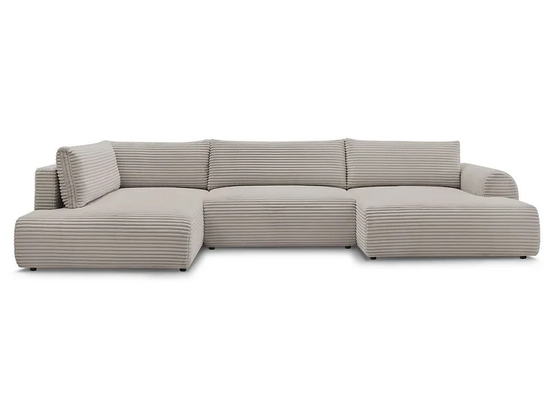 Wohnlandschaft BOBOCHIC LUCIEN Cord-Stoff taupe