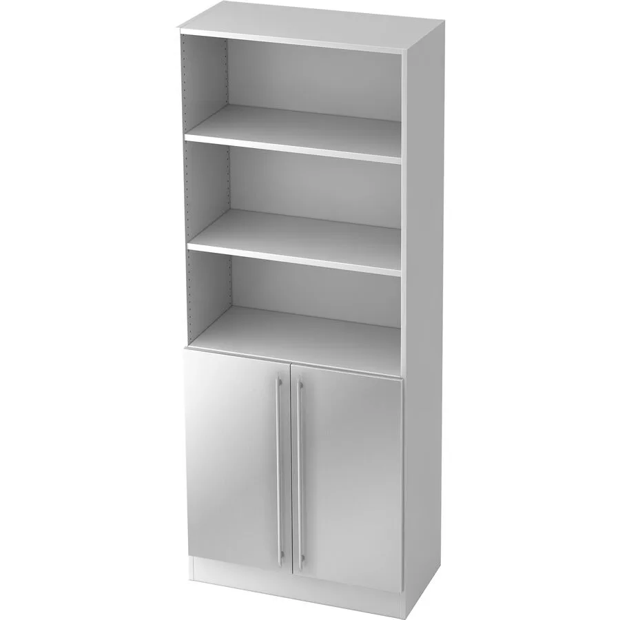 Aktenschrank Office weiss, silber Holzwerkstoff B 80 cm H 200.4 cm