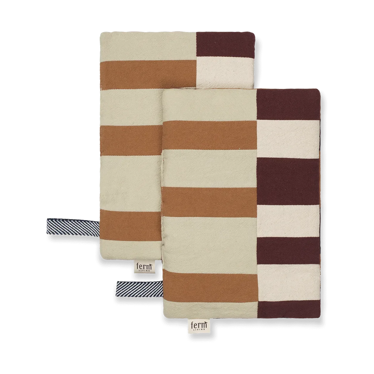 Ferm Living Section Topflappen 2er Pack Patchwork