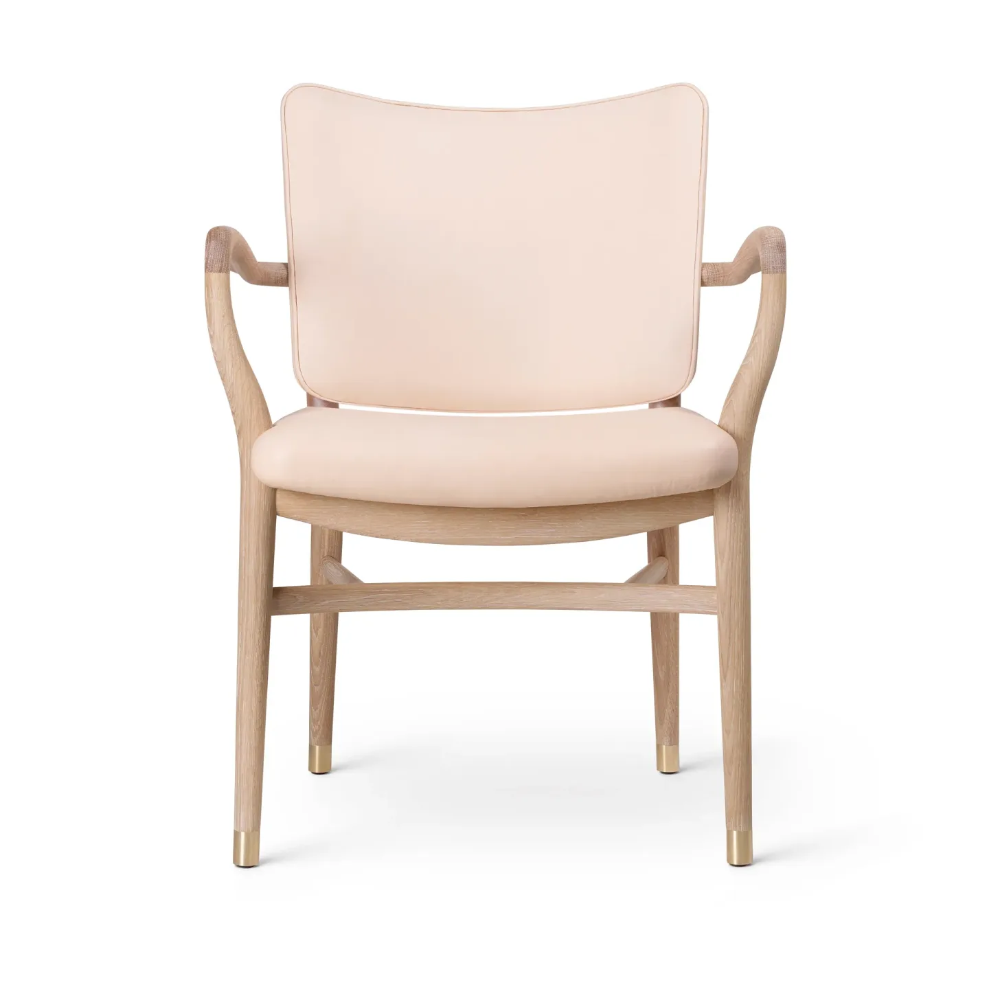 Carl Hansen & Søn VLA61 Monarch chair karmstol Oljad ek-Sif 90 läder
