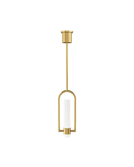 Calumn Pendant Natural Brass