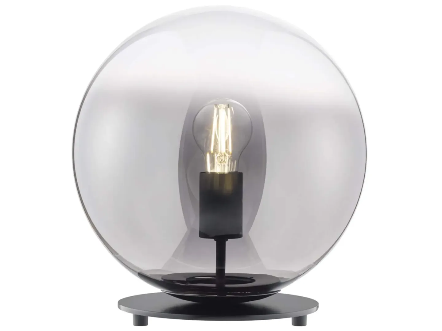 Fischer & Honsel Tischlampe Mirror H: 33 cm Schwarz | Schubiger Möbel