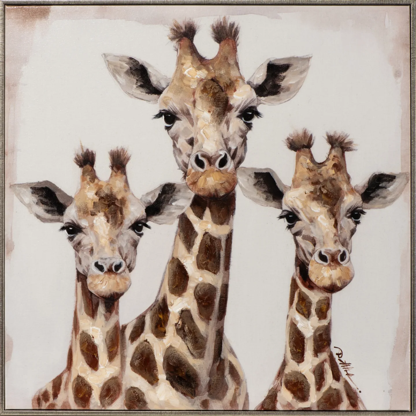 image LAND Gemälde Giraffen Trio | Schubiger Möbel