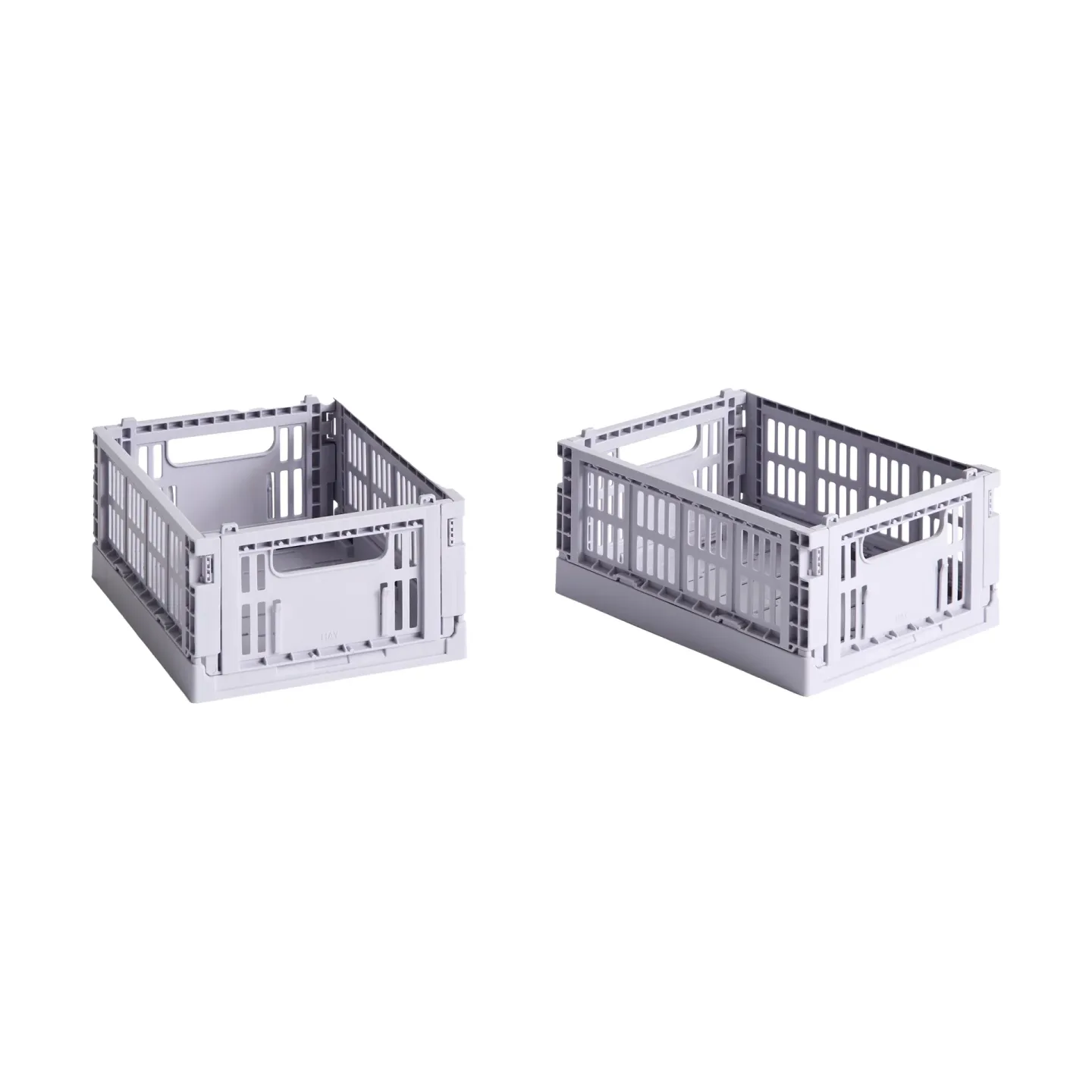 HAY HAY Colour Crate Mini 2er-Pack 13x17 cm Lavender