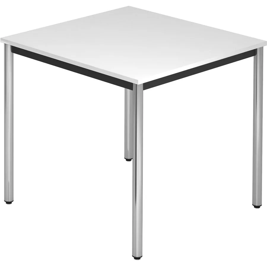 Besprechungstisch Office weiss Holzwerkstoff B 80 T 80 cm